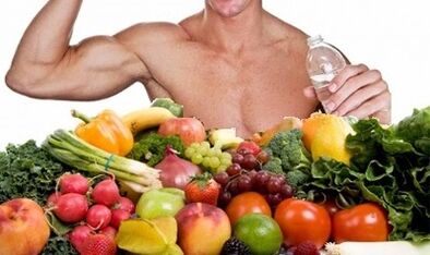 gyümölcsök és zöldségek a férfi hatékonyságért
